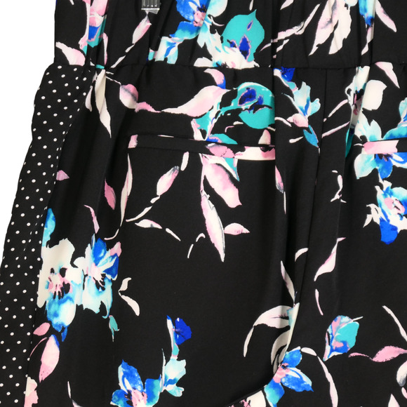 Lane Bryant Pants Womens 22 24 High Rise Wide Leg Floral Polka Dot Multicolor - Picture 11 of 13